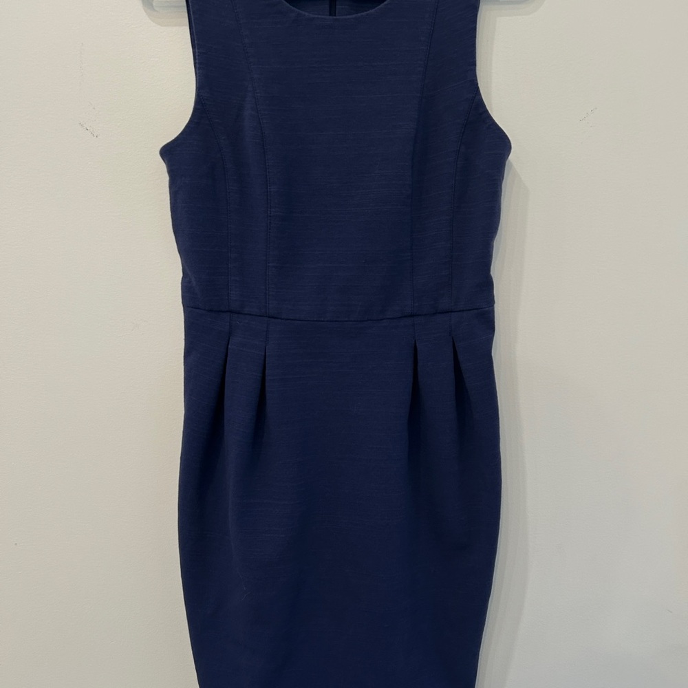 Banana Republic Purple Sleeveless Sheath Midi Dress